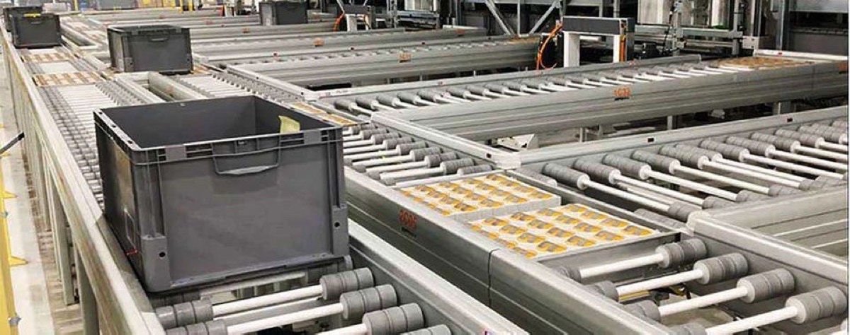 Lagersystem, einfach zu steuerndes Fördersystem, flexible Fördersysteme